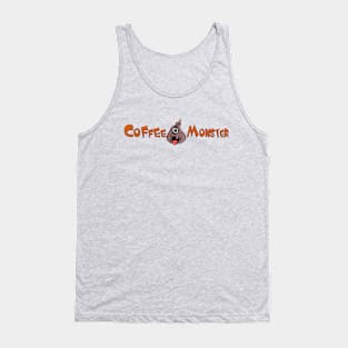 Funny Coffee Monster Tank Top